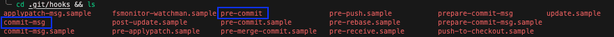 git hooks