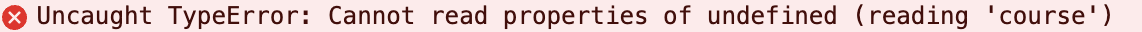 Type Error